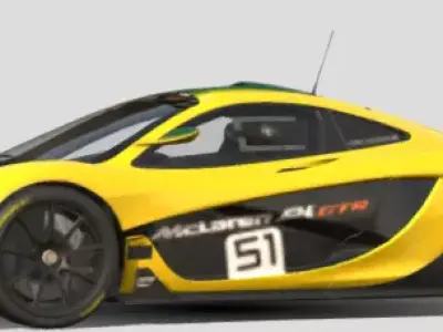 2015 McLaren P1 GTR 3D model