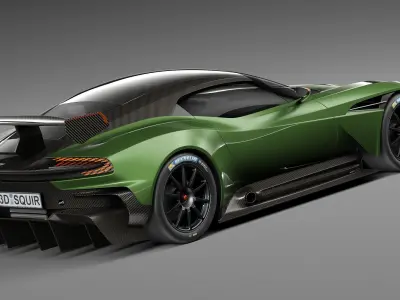 Aston Martin Vulcan 2016 3D model