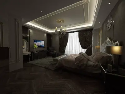 master bed room  3D model