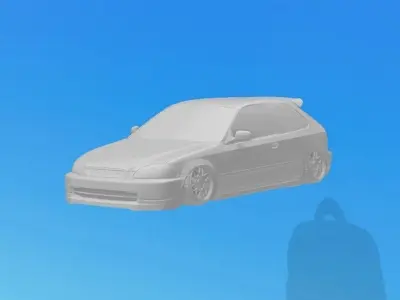 EK9 KEYCHAIN 3D print model