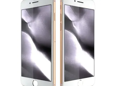 Apple iPhone 8 Gold  3D model