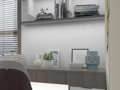 style Chinese study New 3D model