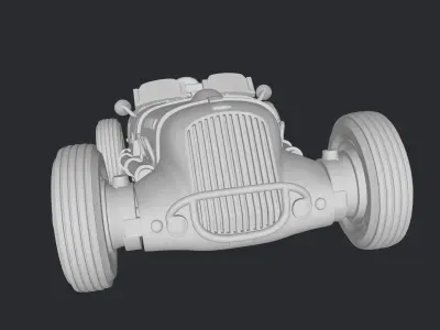 road car 3D print model