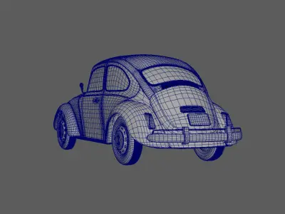 Volkswagen Beetle  3D model