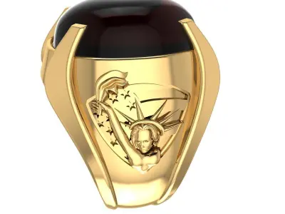 Men Ring 158 3D print model