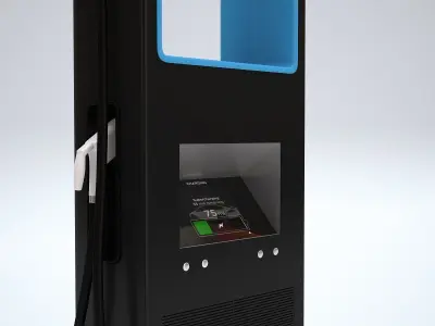 Electric Vehicle Charging Station Efacec 3D model
