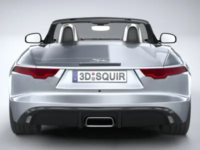Jaguar F-Type Regular Convertible 2021 3D model