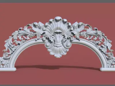 Furniture wood carving file stl for 3D print model Z888 3D print model