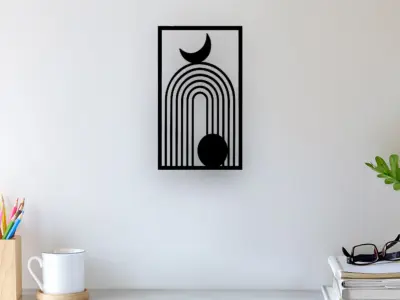 Abstract Wall Art 3D print model 24