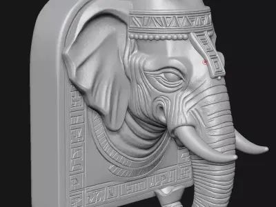 elephant 3D print model