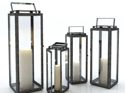 Candlesticks Amalfi Lantern 3D model