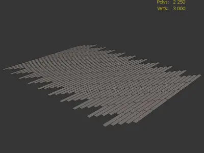  Wood Floor Oak Baltmore Wild Wood 3D model