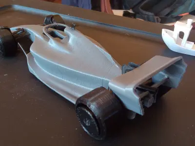 Formula 1 2022 Concept Print Ready with Rollable Wheels 3D print model