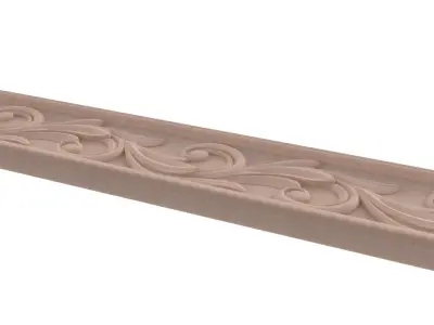 3D MODEL OF DECORATIVE CARVED MOLDING DECOR MODEL 3D print model