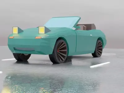 Mazda Miata  Free low-poly 3D model