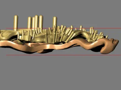 Brooch Flower 3D print model