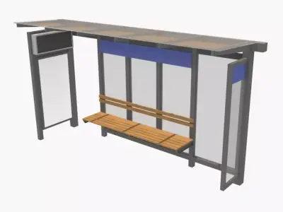 Asia Culture Center bus stop Free 3D model