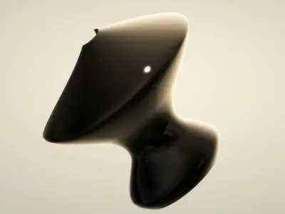 Modern Vase with Cutout 3D print model