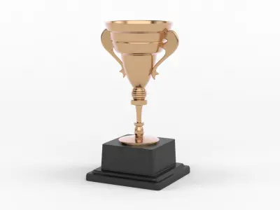 Trophy Cups 3D model 22