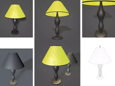 Table lamp 3D model