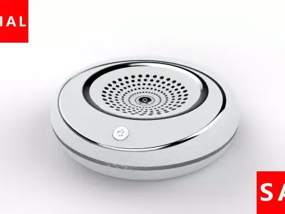 Car air purifier Low-poly 3D model