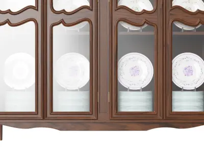 Showcase in classic style 1400 3D model