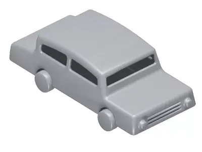 Games Cartoon Car Toy Low-poly 3D model
