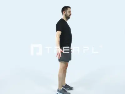 Portrait 09C Animated Rigged Sports Man Low-poly 3D model