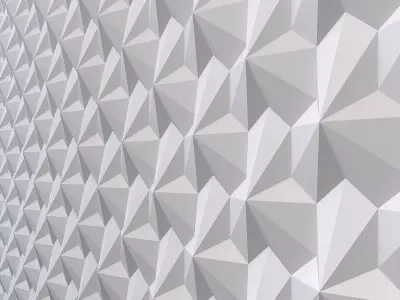 3d Panel wall panels - polystyrene Low-poly 3D model