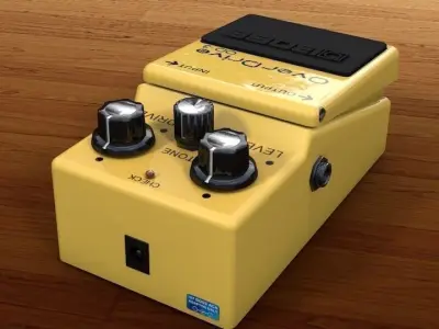 Boss OD-3 3D model