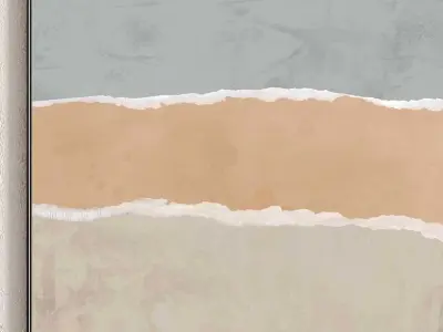 Plaster Two Photo Frame 120 Low-poly 3D model