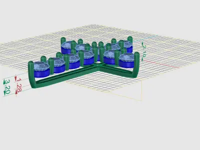 Luxury Diamonds Cross multiple sizes Pack 3D print model