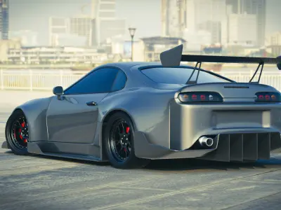 Toyota Supra MK4 Tuned 3D model