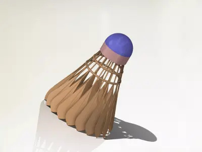 Badminton Shuttlecock 3D print model