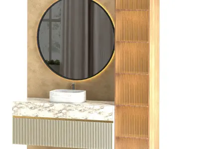 Bathroom Furniture02 3D model
