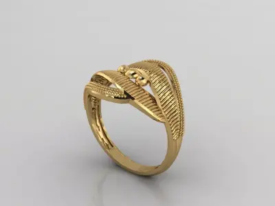 Women Plain Ring Ready STL Models Womens Ring 3d models 3D print model 45