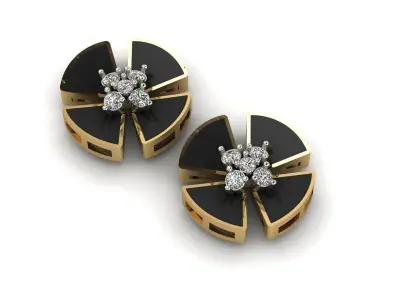 Pendants and earrings and ring 3D print model