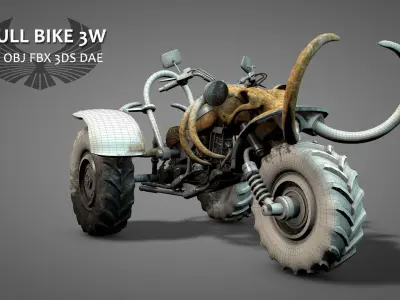 Skull Bike 3W 3D model