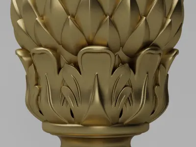 Ornamental Finial 3D model