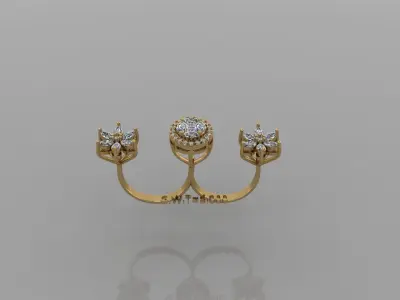 FASION  RING 3D model 6