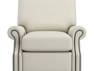 James Roll Arm Recliner by Pottery Barn 3D model