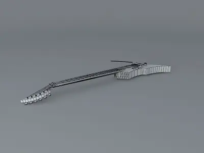 Standard issue military guitar Free 3D model