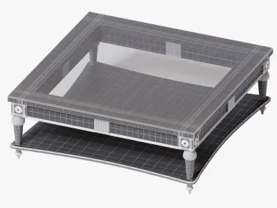 COFFEE TABLE NANTES by MARINER luxury Low-poly 3D model