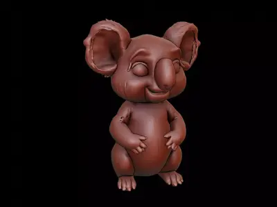 Koala Animal Sculpture 3D print model buy