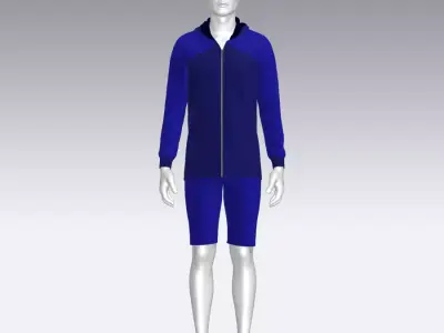 Sport Suit Low-poly 3D model 52