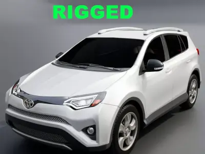 Toyota Rav4 3D Model 3D model