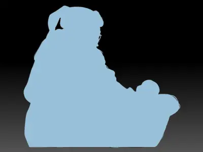 Santa  3D print model buy