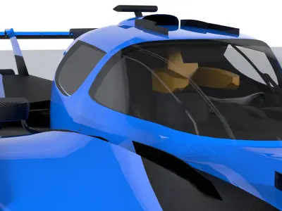 Hypercar Concept 001 LMH 3D model