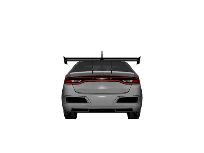 DODGE DART GT 2013 Custom Low-poly 3D model