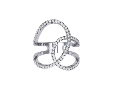 Infinity Wedding Ring 3D print model